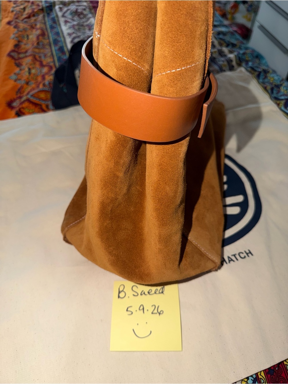 Parker Thatch Caramel Suede Belted Mimi Excellent used condition - Picture 10 of 14